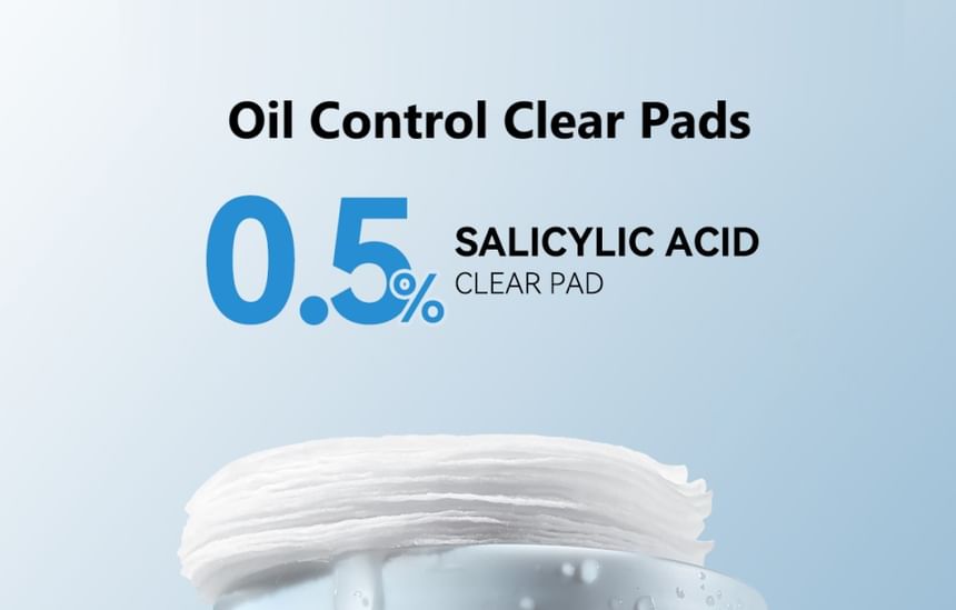FOCALSKIN - Oil Control Clear Pads, #Clear Pads-60 pads, 163 g, 6941845810987
