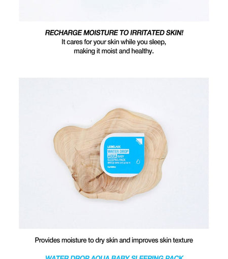 LEBELAGE - Water Drop Aqua Baby Sleeping Pack, 8g, 10 g, 8809679093311