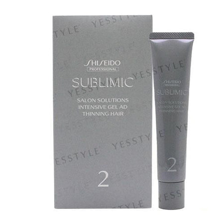 Shiseido - Sublimic Salon Solutions Intensive Gel BL Thinning Hair, 40g x 6, 350 g, 4909978934521