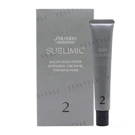 Shiseido - Sublimic Salon Solutions Intensive Cream BL Thinning Hair, 30g x 6, 300 g, 4909978934545