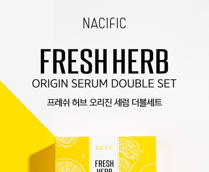 Nacific - Fresh Herb Origin Serum Double Set, 2 pcs, 250 g, 8809517461876