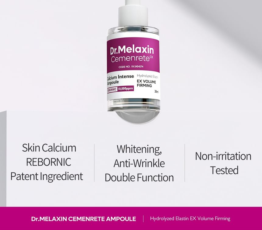 Dr.Melaxin - Cemenrete Calcium Intense Ampoule Plus, 2024 Version - 30ml, 86 g, 8809886481710