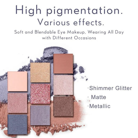 CATKIN - 9 Colors Eyeshadow Palette - C08, #C08 Morandi - 14.4g, 117 g, 6975833160310