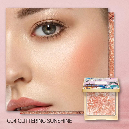 CATKIN - 2 In 1 Highlighter & Cheek Blush - C04, #C04 Glittering Sunshine - 10g, 80 g, 6975833161249