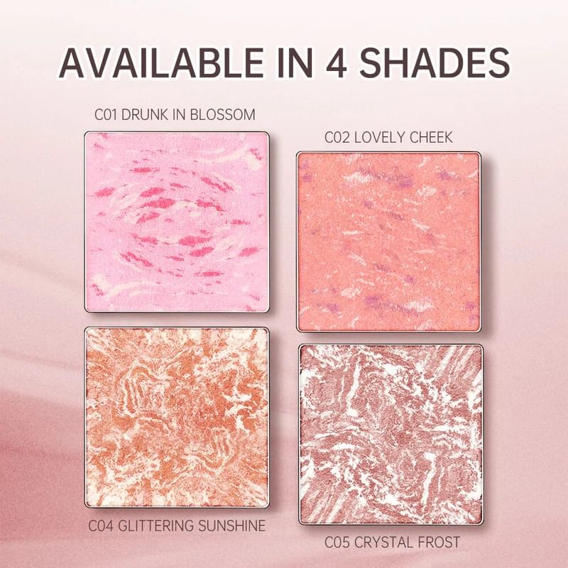 CATKIN - 2 In 1 Highlighter & Cheek Blush - C05, #C05 Rose Glow - 10g, 80 g, 6975833160419