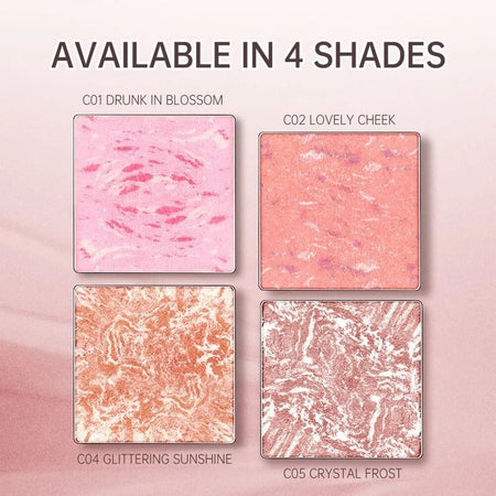 CATKIN - 2 In 1 Highlighter & Cheek Blush - C05, #C05 Rose Glow - 10g, 80 g, 6975833160419