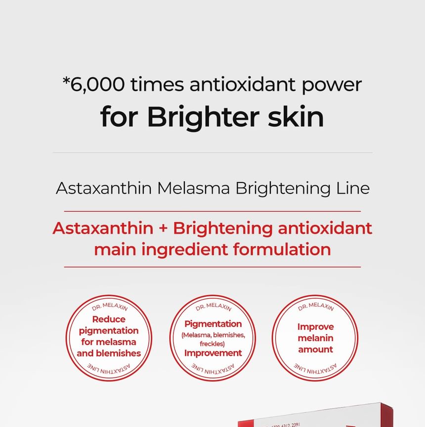 Dr.Melaxin - Astaxanthin Whitening Ampoule, 30ml, 80 g, 8809886481505