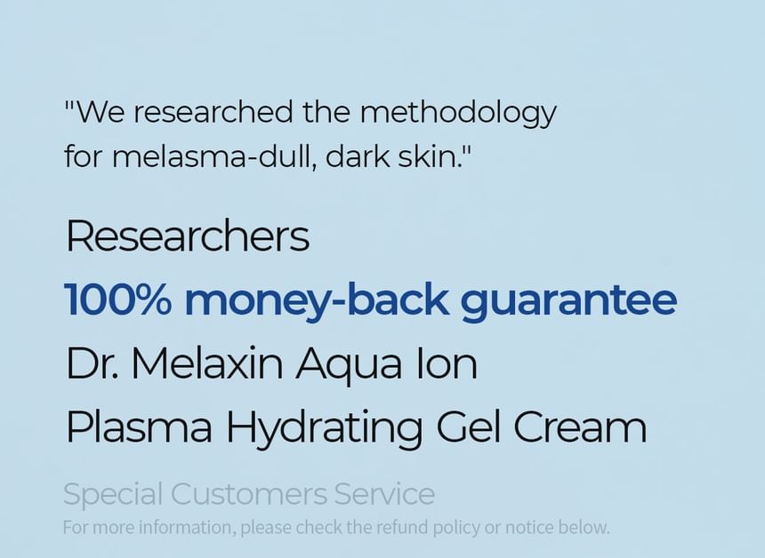 Dr.Melaxin - Aqua Ion Plasma Gel Cream, 50ml, 130 g, 8809886481604