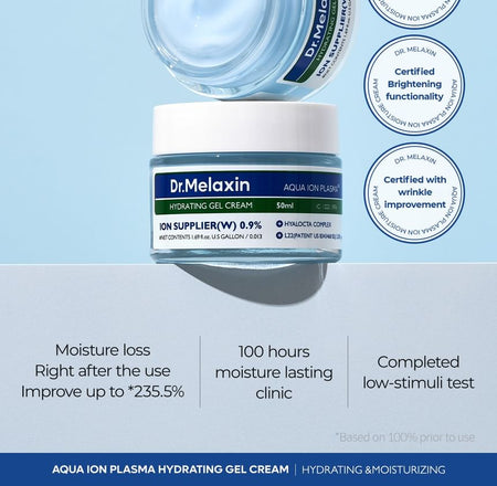 Dr.Melaxin - Aqua Ion Plasma Gel Cream, 50ml, 130 g, 8809886481604