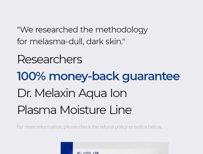 Dr.Melaxin - Aqua Ion Plasma Water Gel Mask Set, 25g x 5 sheets, 188 g, 8809886481628