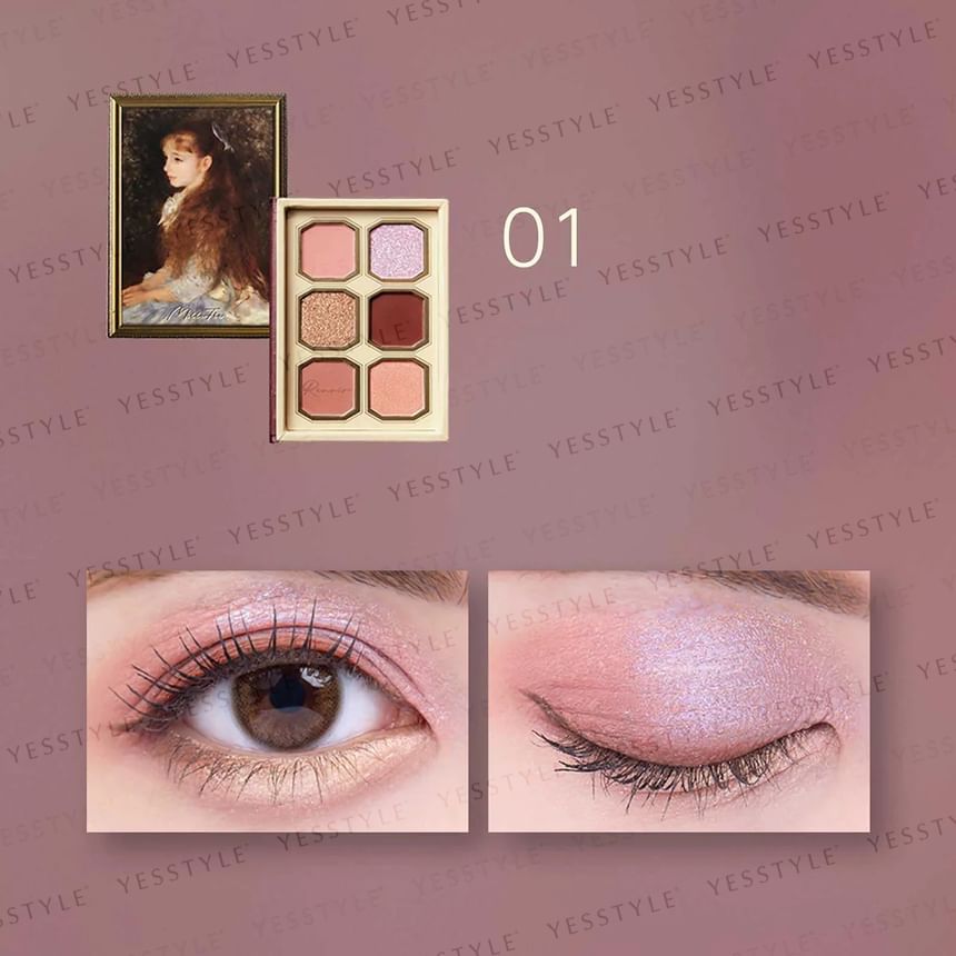 MilleFee - Painting Eyeshadow Palette Renoir Series Complete Set, 24g, 492 g, 
