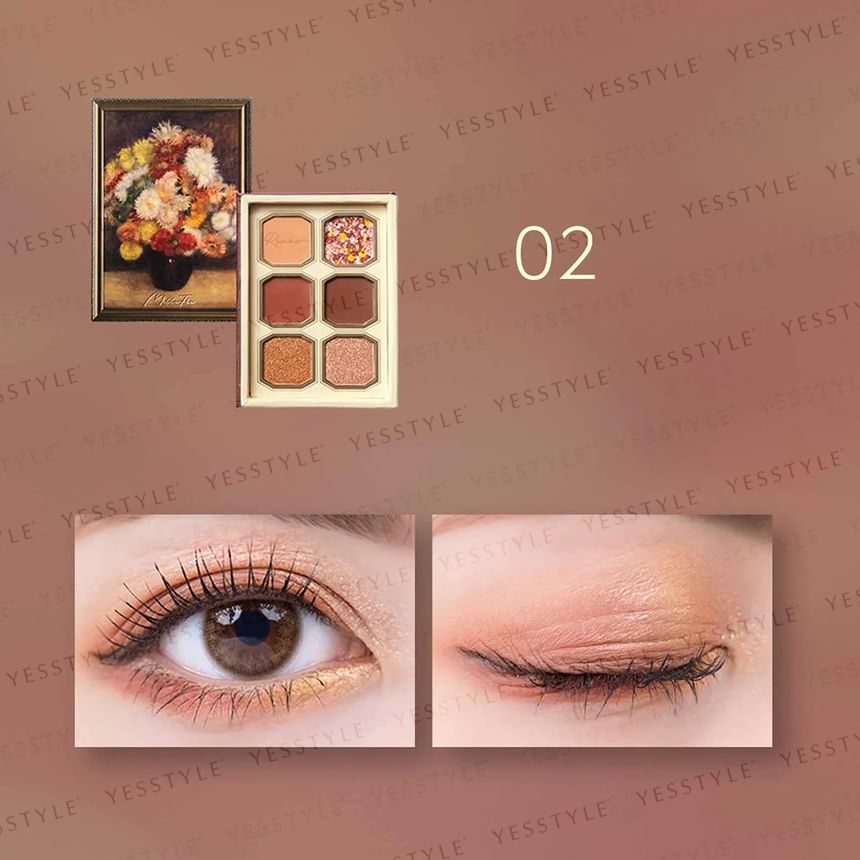 MilleFee - Painting Eyeshadow Palette Renoir Series Complete Set, 24g, 492 g, 