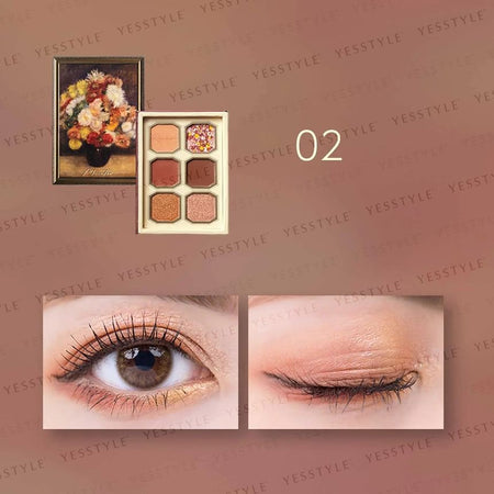 MilleFee - Painting Eyeshadow Palette Renoir Series Complete Set, 24g, 492 g, 