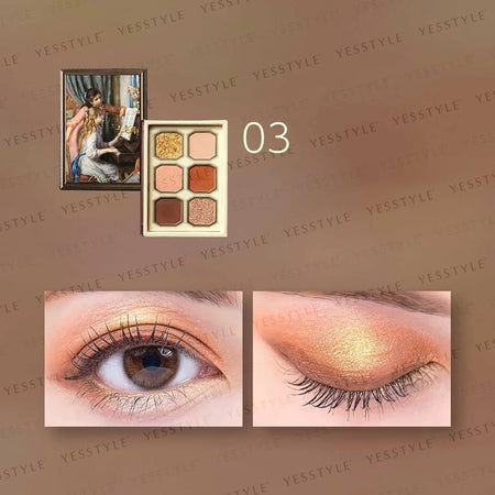 MilleFee - Painting Eyeshadow Palette Renoir Series Complete Set, 24g, 492 g, 
