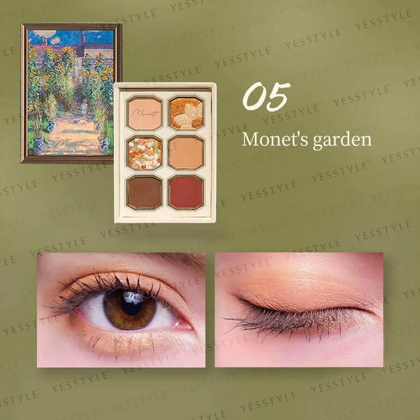 MilleFee - Painting Eyeshadow Palette Yellow Color Set, 24g, 479 g, 