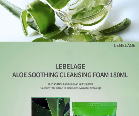 LEBELAGE - Aloe Soothing Cleansing Foam, 180ml, 220 g, 8809679092642