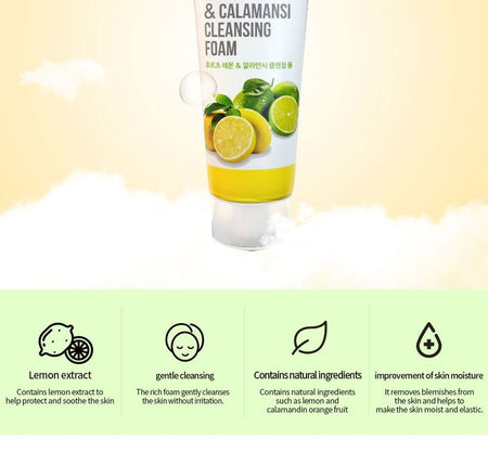 LEBELAGE - Fruit Lemon & Calamansi Cleansing Foam, 100ml, 120 g, 8809679092413