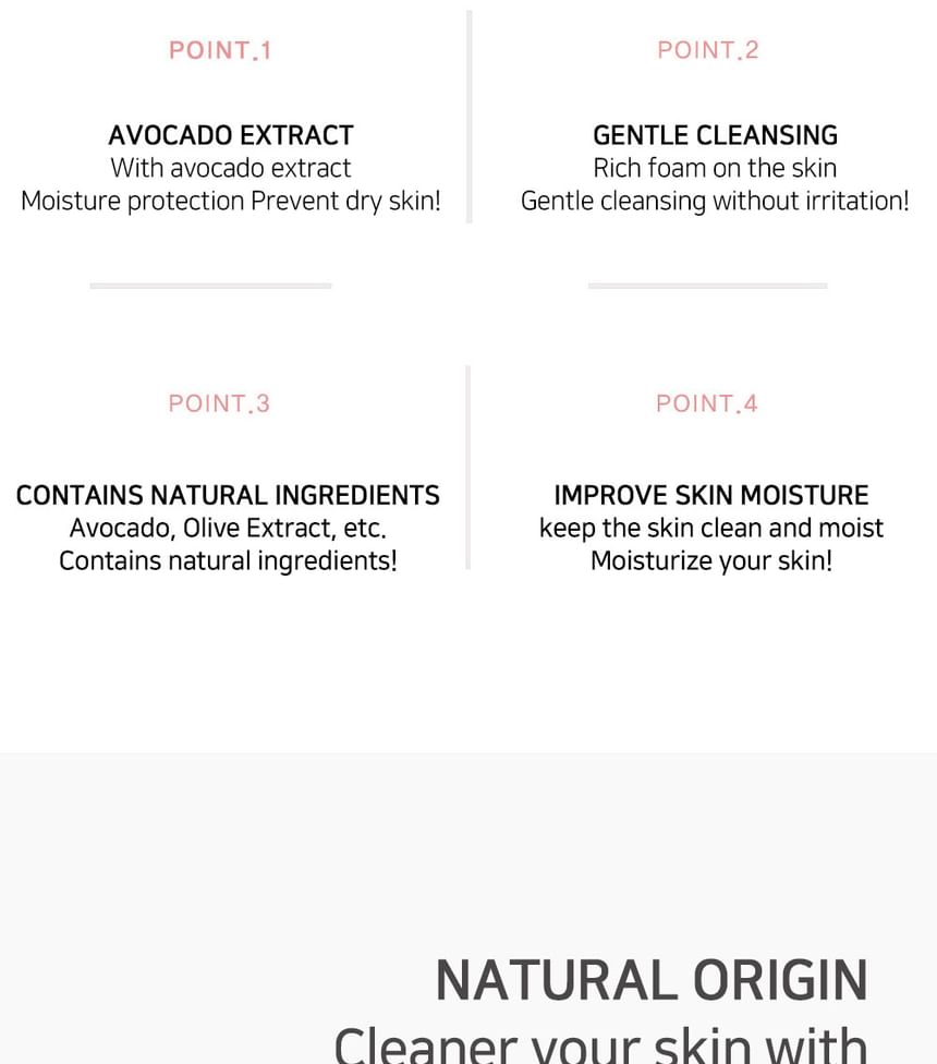 LEBELAGE - Fruit Avocado & Olive Cleansing Foam, 100ml, 120 g, 8809679092420