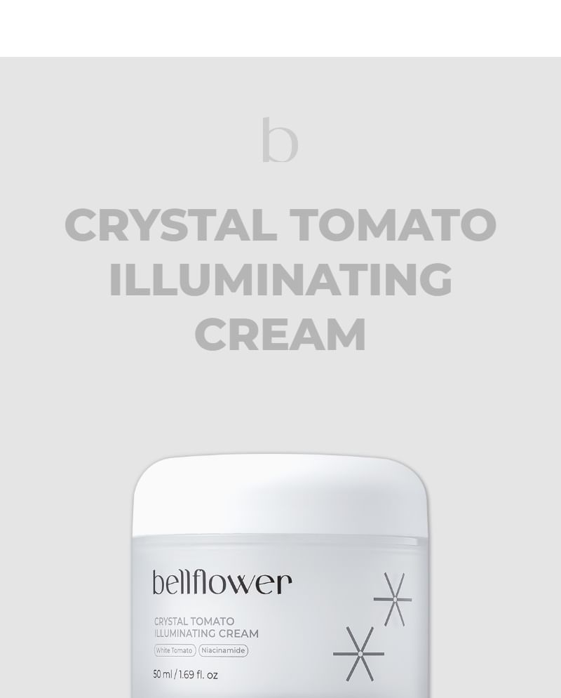 Bellflower - Crystal Tomato Illuminating Cream, 50ml, 95 g, 8809975192152