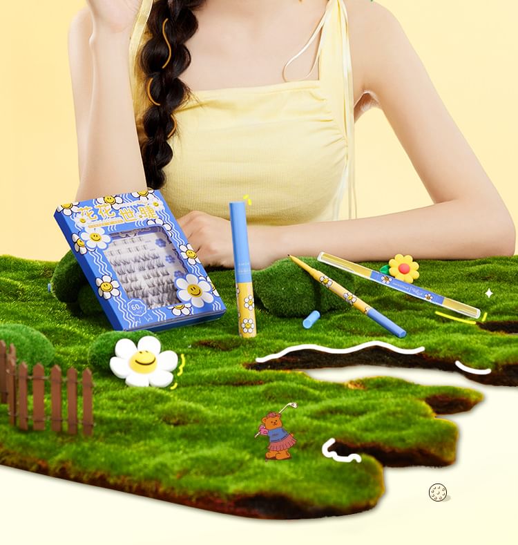 AMORTALS - Flower-Like Eyebrow Trimmer Wiggle Wiggle Limited Edition, Set (2pcs), 30 g, 