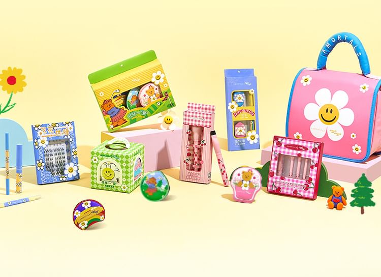 AMORTALS - Colorful World Eyelash Book Wiggle Wiggle Limited Edition, Eyelash Book (60pcs), 30 g, 6976416412758