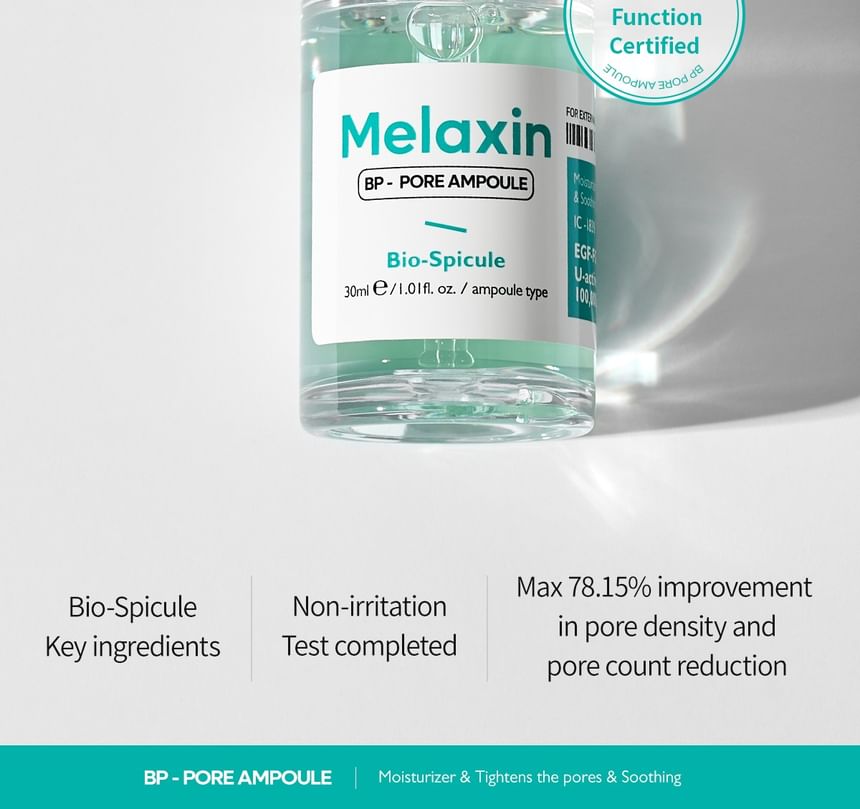 Dr.Melaxin - BP Pore Ampoule, 30ml, 82 g, 8809886481109