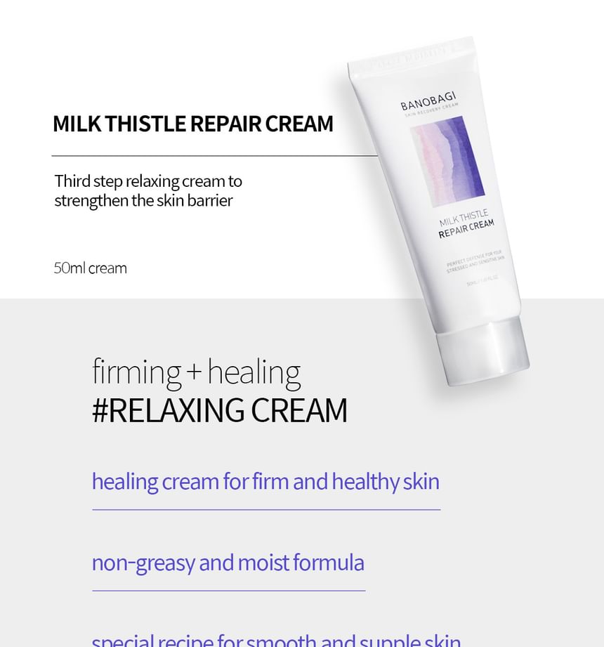 BANOBAGI - Milk Thistle Repair Linen Kit, 3 pcs, 53 g, 8809486366813