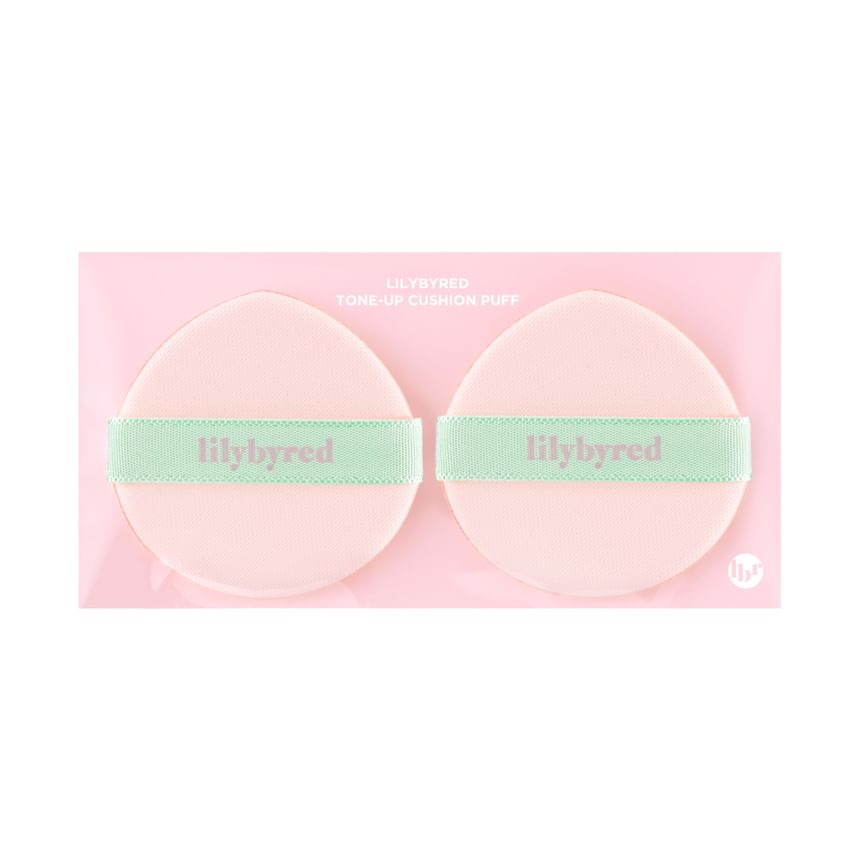 lilybyred - Tone-Up Cushion Puff Set, 2 pcs, 50 g, 8809716943937