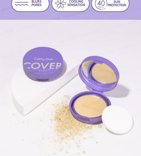 Cathy Doll - CC Speed Cover Powder SPF 40 PA+++, #02, 40 g, 8858842042489