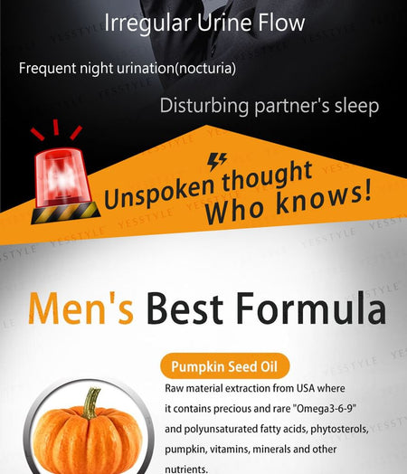 BHK’s - Uniqman Pumpkin Seed Oil + Lycopene Softgel, 60 softgels, 240 g, 4713051527193