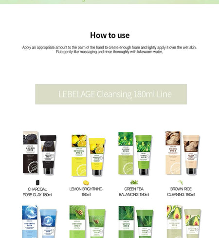 LEBELAGE - Snail Revital Cleansing Foam, 180ml, 220 g, 8809679092635