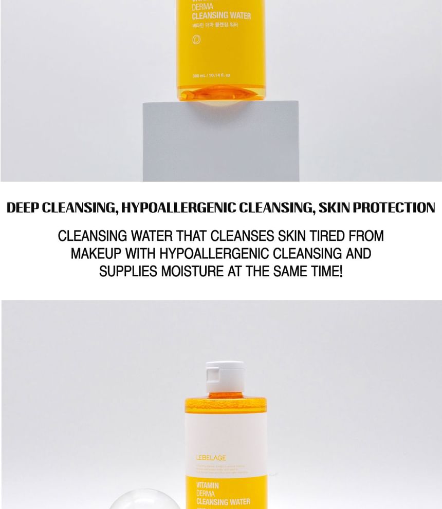 LEBELAGE - Vitamin Derma Cleansing Water, 300ml, 345 g, 8809035143865