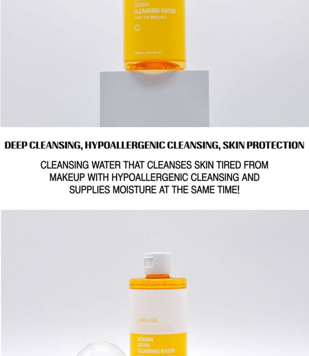 LEBELAGE - Vitamin Derma Cleansing Water, 300ml, 345 g, 8809035143865