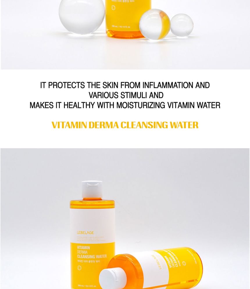 LEBELAGE - Vitamin Derma Cleansing Water, 300ml, 345 g, 8809035143865