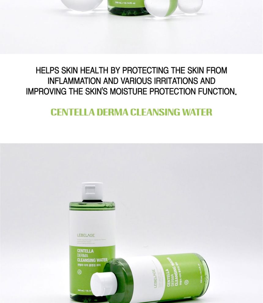 LEBELAGE - Centella Derma Cleansing Water, 300ml, 345 g, 8809035143872