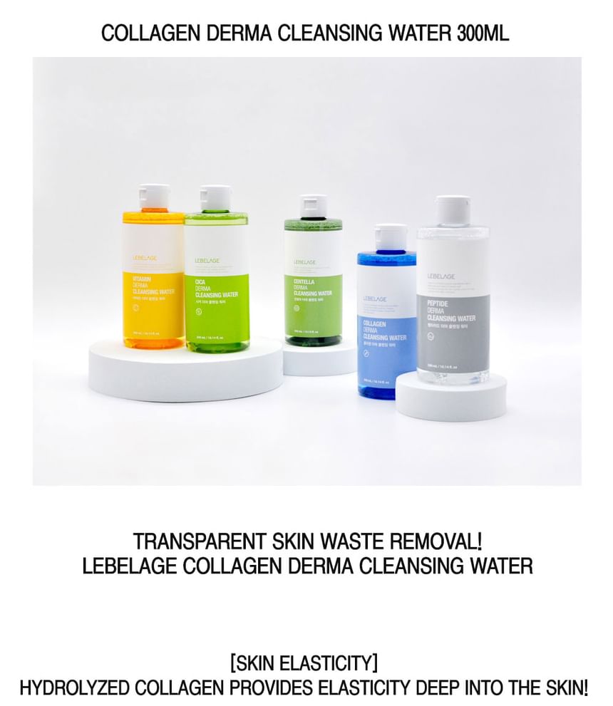 LEBELAGE - Collagen Derma Cleansing Water, 300ml, 345 g, 8809035143919