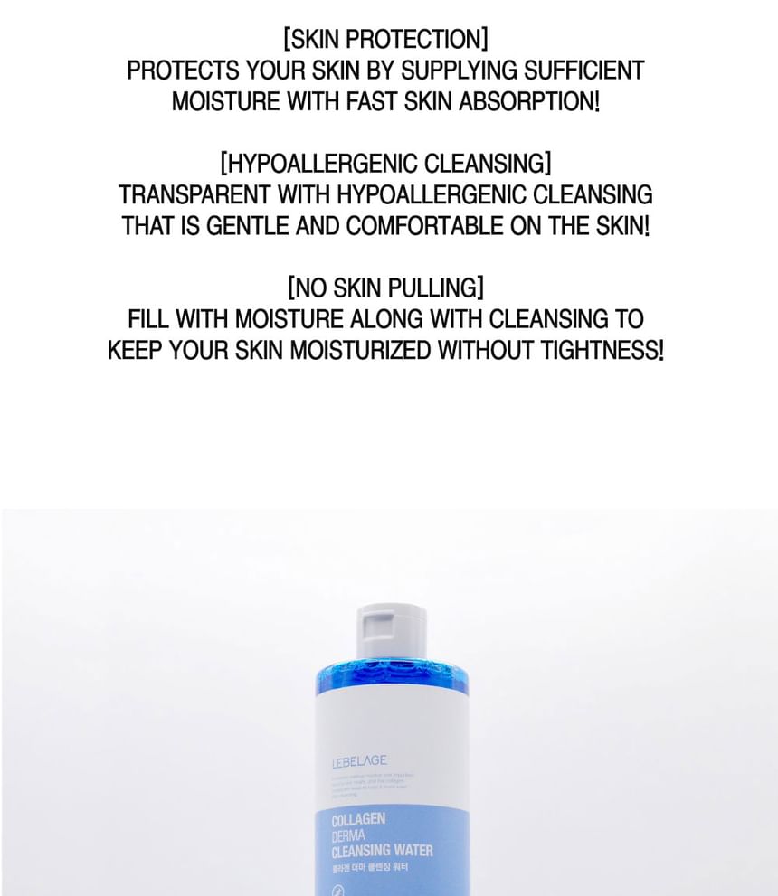 LEBELAGE - Collagen Derma Cleansing Water, 300ml, 345 g, 8809035143919