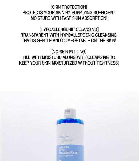 LEBELAGE - Collagen Derma Cleansing Water, 300ml, 345 g, 8809035143919