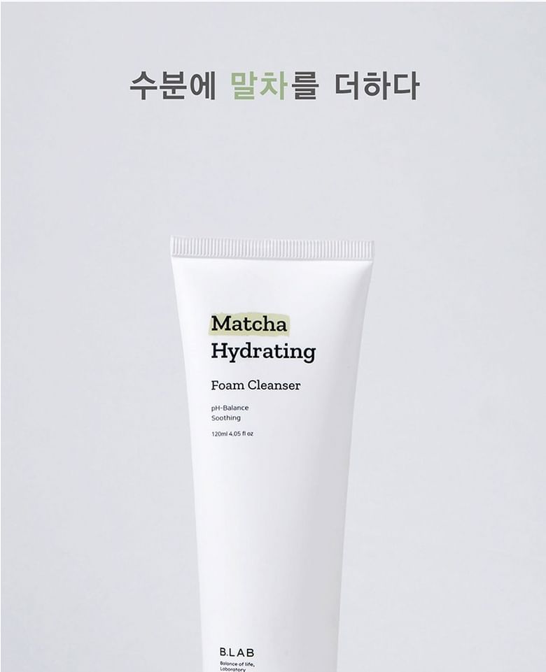 B:Lab - Matcha Hydrating Foam Cleanser, 120ml, 166 g, 8809735510127
