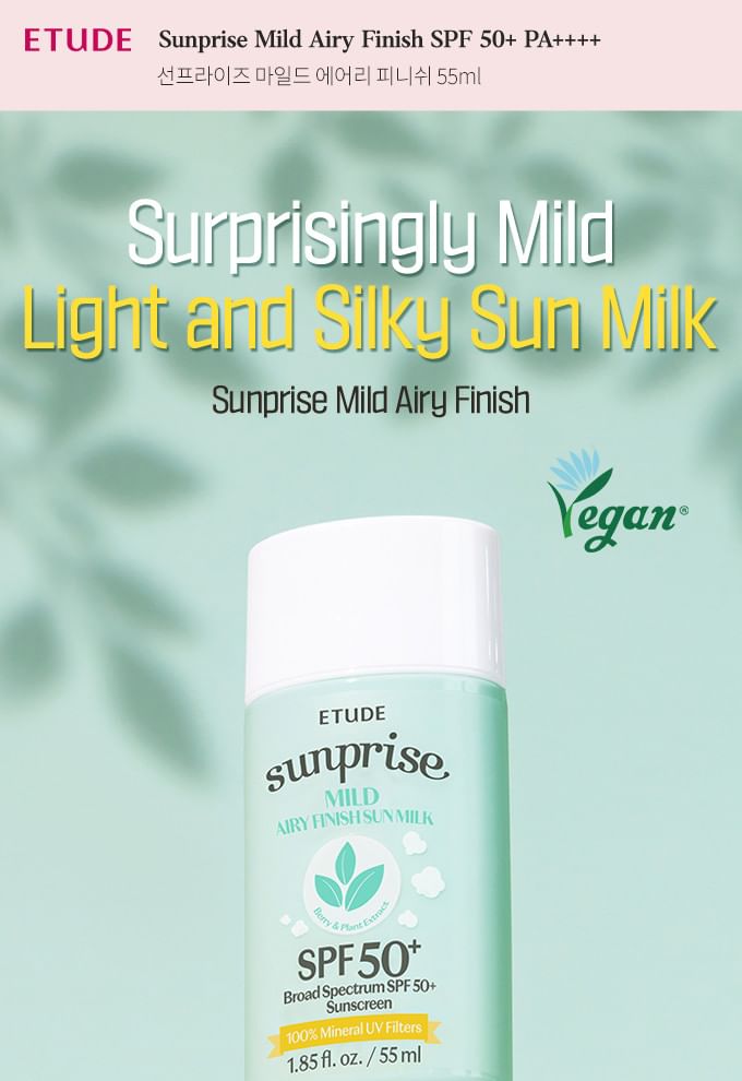 ETUDE - Sunprise Airy Finish, 2024 Version - 55ml, 90 g, 8809820698174