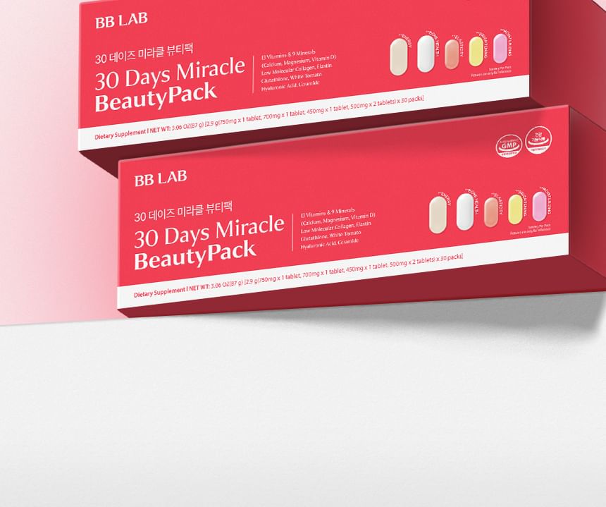 Nutrione - 30 Days Miracle Beauty Pack, 2.9g x 30 packets, 220 g, 8809948521903