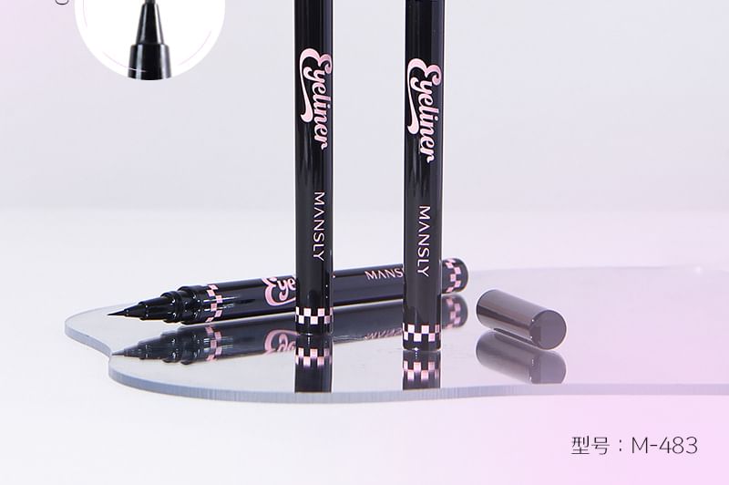 MANSLY - Fine Long-Lasting Liquid Eyeliner, Black - 0.4g, 15 g, 6902644350364