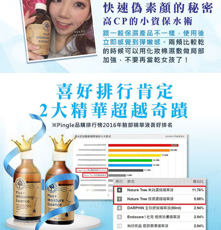 NATURE TREE - Plus+ Moisture Essence, 250ml, 380 g, 4713280461091