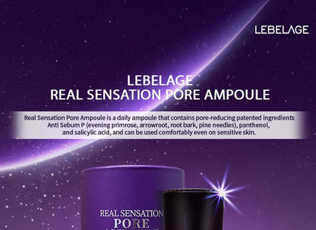 LEBELAGE - Real Sensation Pore Ampoule, 30ml, 195 g, 8809445618786