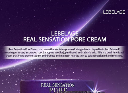 LEBELAGE - Real Sensation Pore Cream, 50g, 270 g, 8809445618793