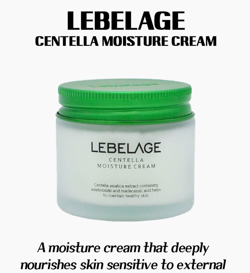 LEBELAGE - Centella Moisture Cream, 70ml, 193 g, 8809679093236
