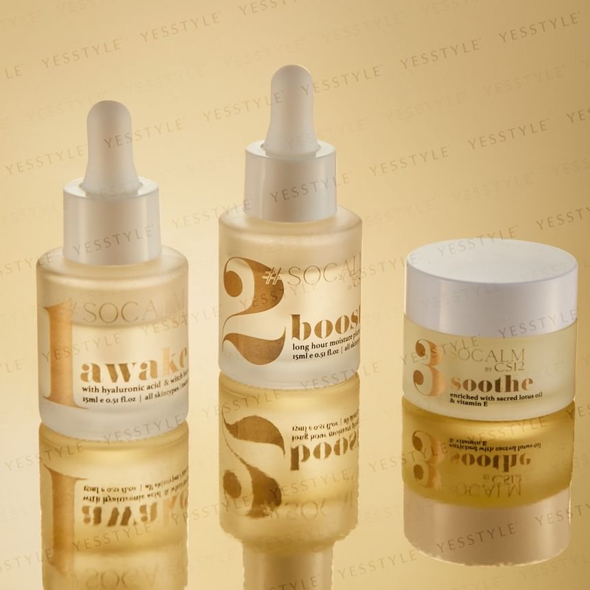CS12 - SOCALM 3-Step Smooth Glowing Trial Set, 1 pc, 60 g, 6873987379940