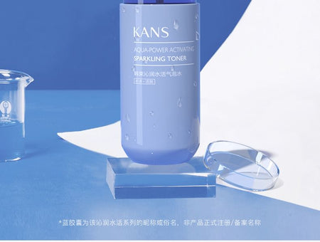 KANS - Blue Capsule Series Aqua-Power Activating Sparkling Toner, 130ml, 260 g, 6971223184836