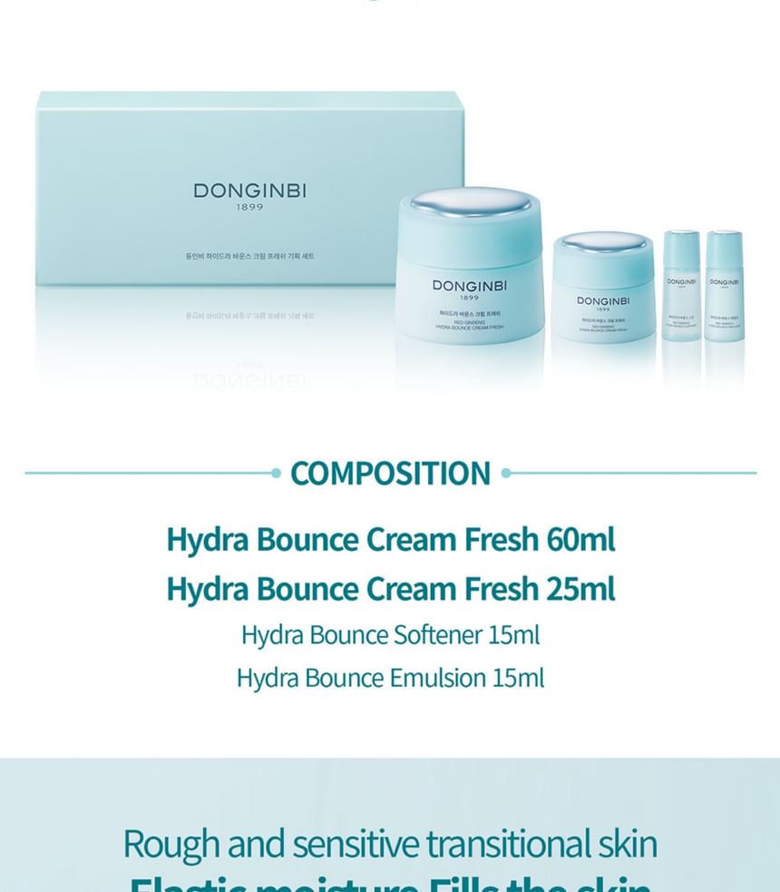 DONGINBI - Red Ginseng Hydra Bounce Cream Fresh, 60ml, 200 g, 