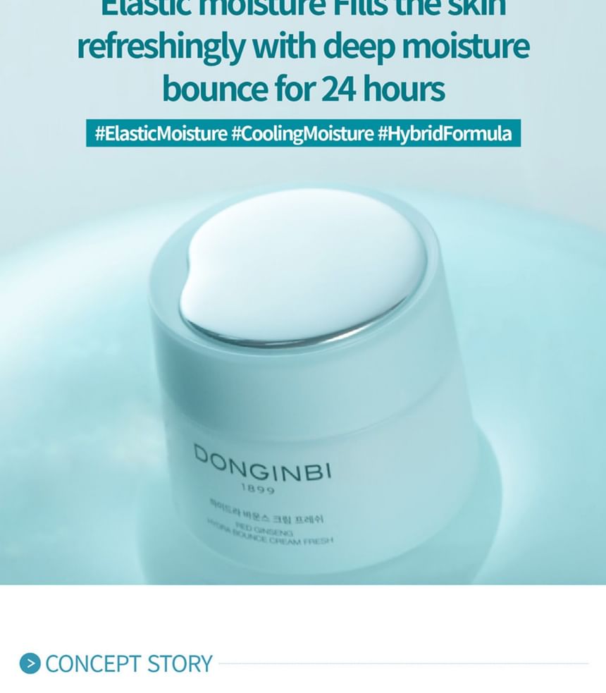 DONGINBI - Red Ginseng Hydra Bounce Cream Fresh, 60ml, 200 g, 